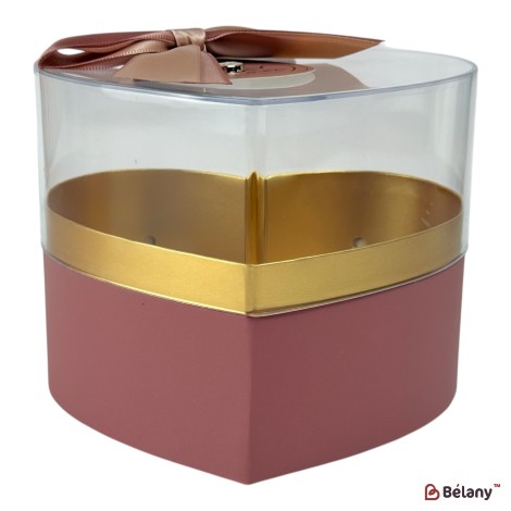 Set de 6 cutii in forma de inima "Nicely" 14.5x12.5x11.5