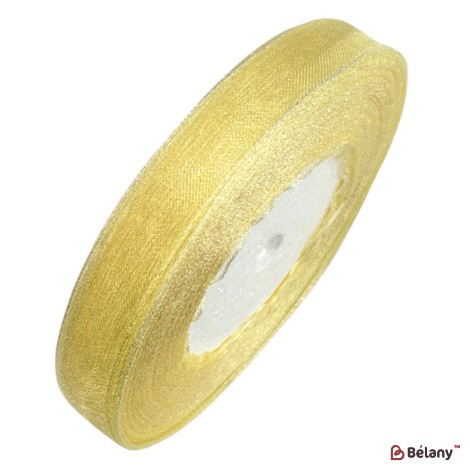 Panglică din organza, culoare #1008, 1cm/45,72m