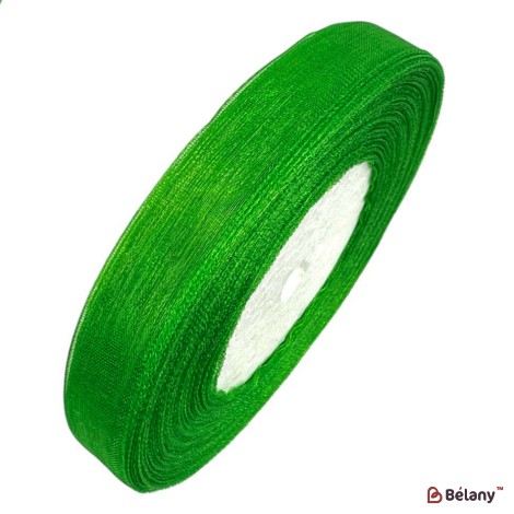 Panglică din organza, culoare #1019, 1cm/45,72m