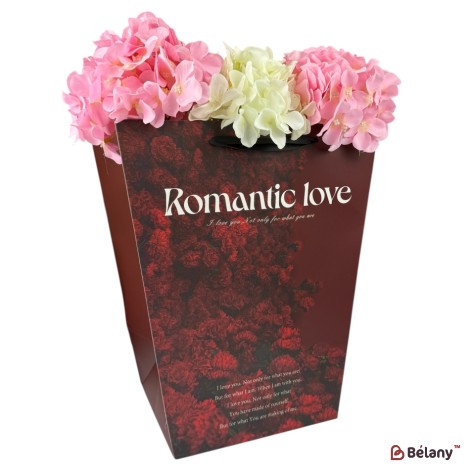 Set 10 pachete pentru flori roşu 