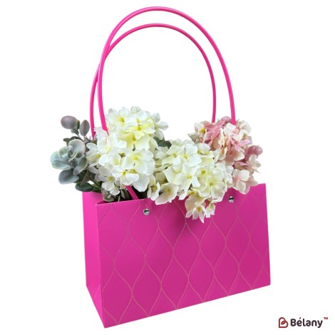 Set 10 pachete pentru flori fucsie Flower #9" 22x13x10