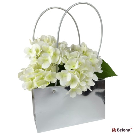 Set 10 pachete pentru flori argint "Flower #10" 22x13x10