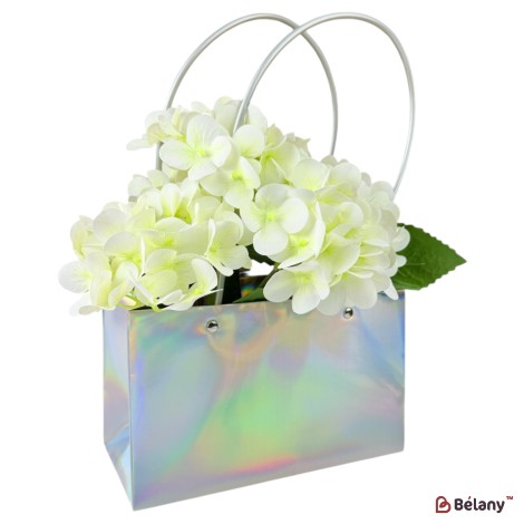 Set 10 pachete pentru flori hologramă "Flower #10" 22x13x10