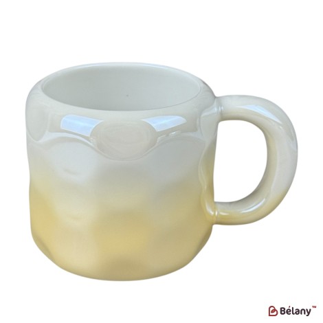 Cană din ceramică „Degrade Galben”, 400 ml