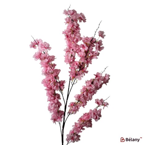 Ramură artificială de sakura, 160 cm, roz aprins