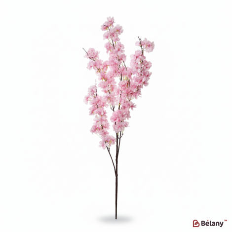 Ramură artificială de sakura, 160 cm, roz aprins