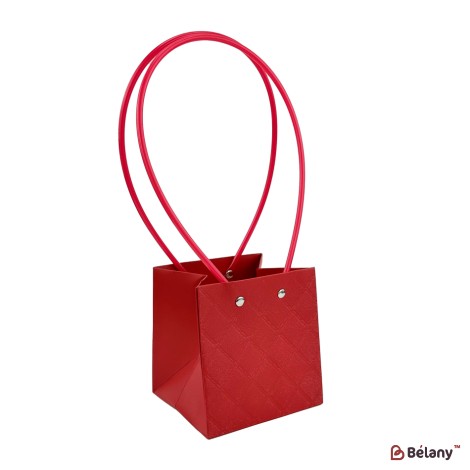 Set 10 genti visiniu, model cu diamante