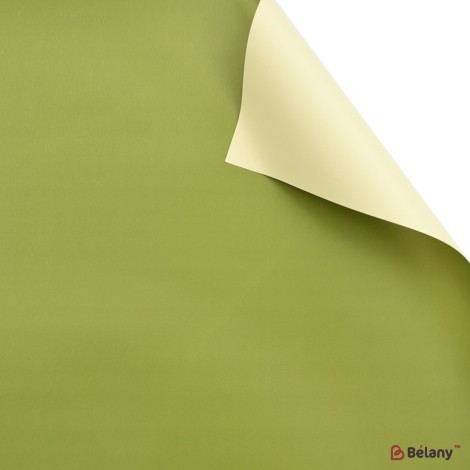 Celofan bicolor, verde armat + galben #15