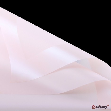 Celofan translucid roz deschis, cu margine, 58x58 #07