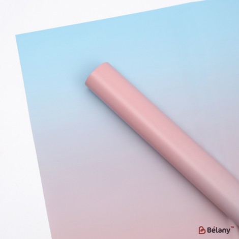 Celofan gradient roze-albastru 58x50cm #035