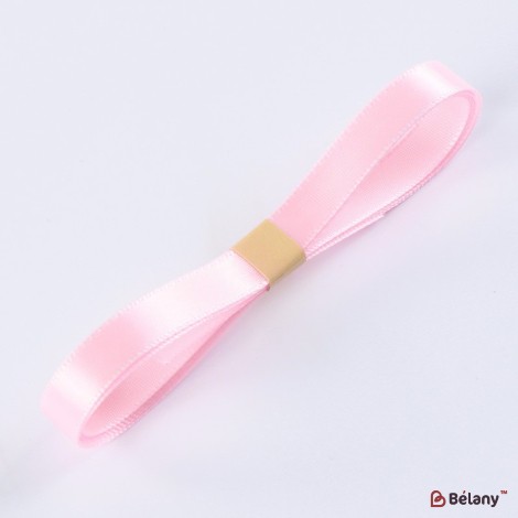 Polyester ribbon, pink, 1cm / 82,29 m