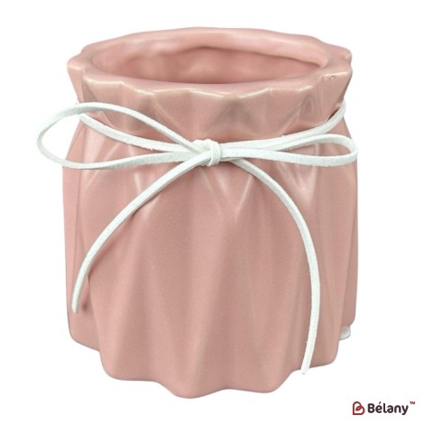 Vaza din ceramica roz "Tiny S"