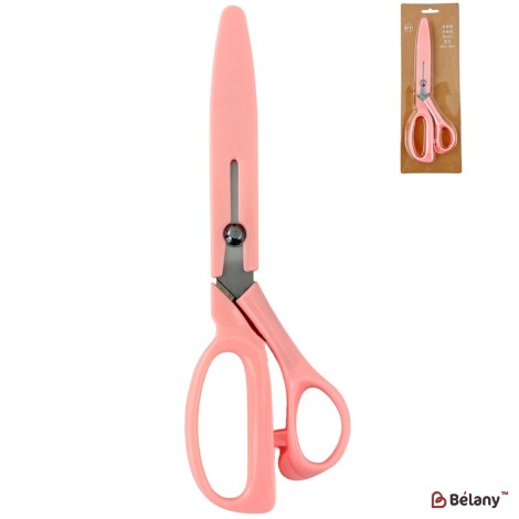 Foarfece florale roz, fier + plastic, 23/7