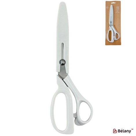 Foarfece florale albe, fier + plastic, 23/7
