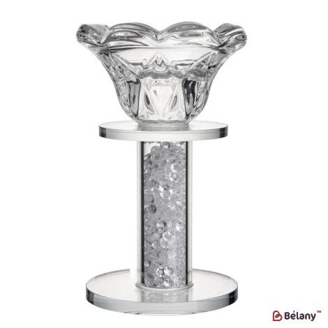 Small glass candlestick, for one candle "Mini"