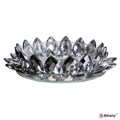 Candlestick for 1 candle, mirror, 18 cm