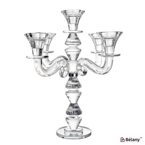 Glass candlestick, for 5 candles "Oh-la-la"