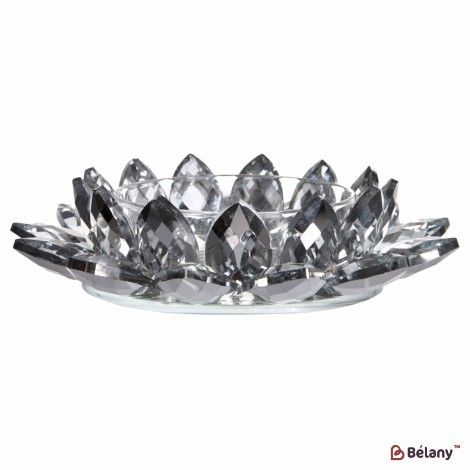 Candlestick for 1 candle, mirror, 14 cm