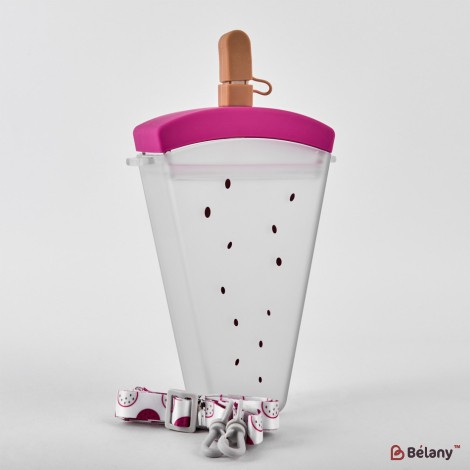 Water bottle, 320 ml, adjustable red