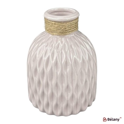 Vaza ceramica "Lindo" roz