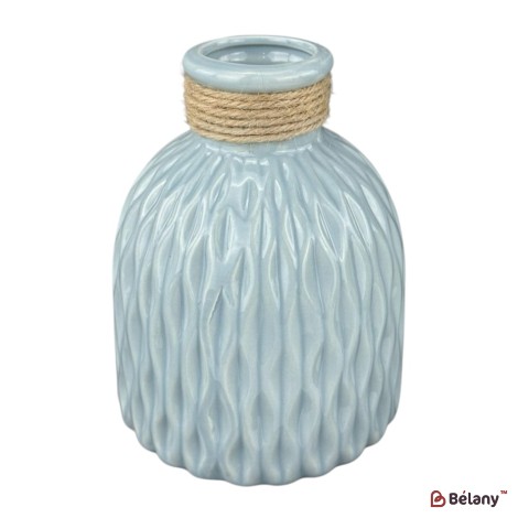 Vaza ceramica "Lindo" albastra