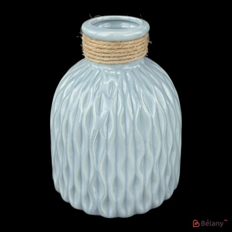 Vaza ceramica "Lindo" albastra