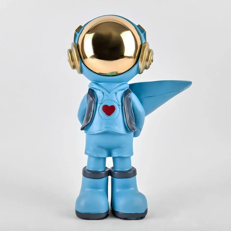 Astronaut with a small vase "Astronaut #4" 28/16cm