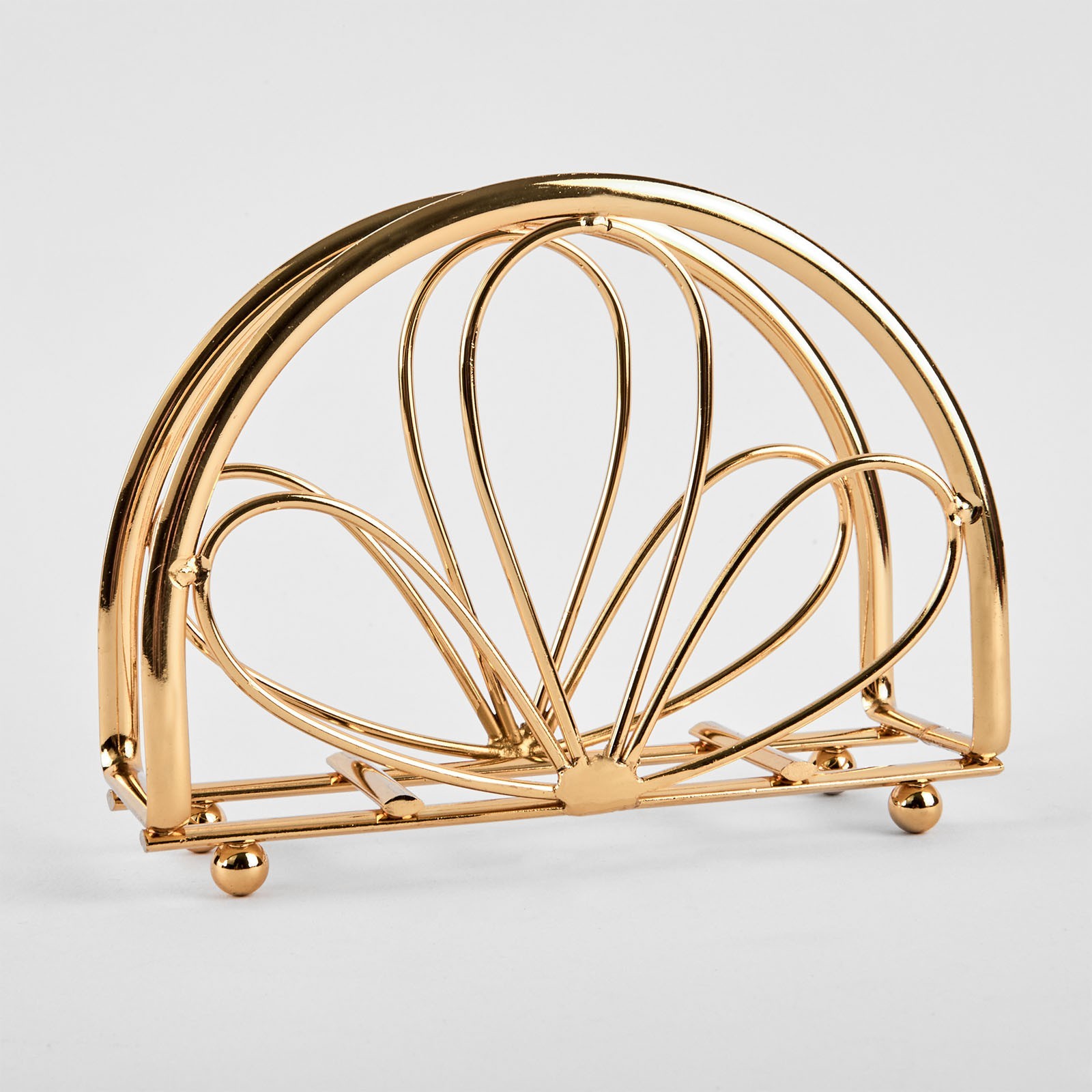 Leafs napkin holder, gold, 9x13 photo 2