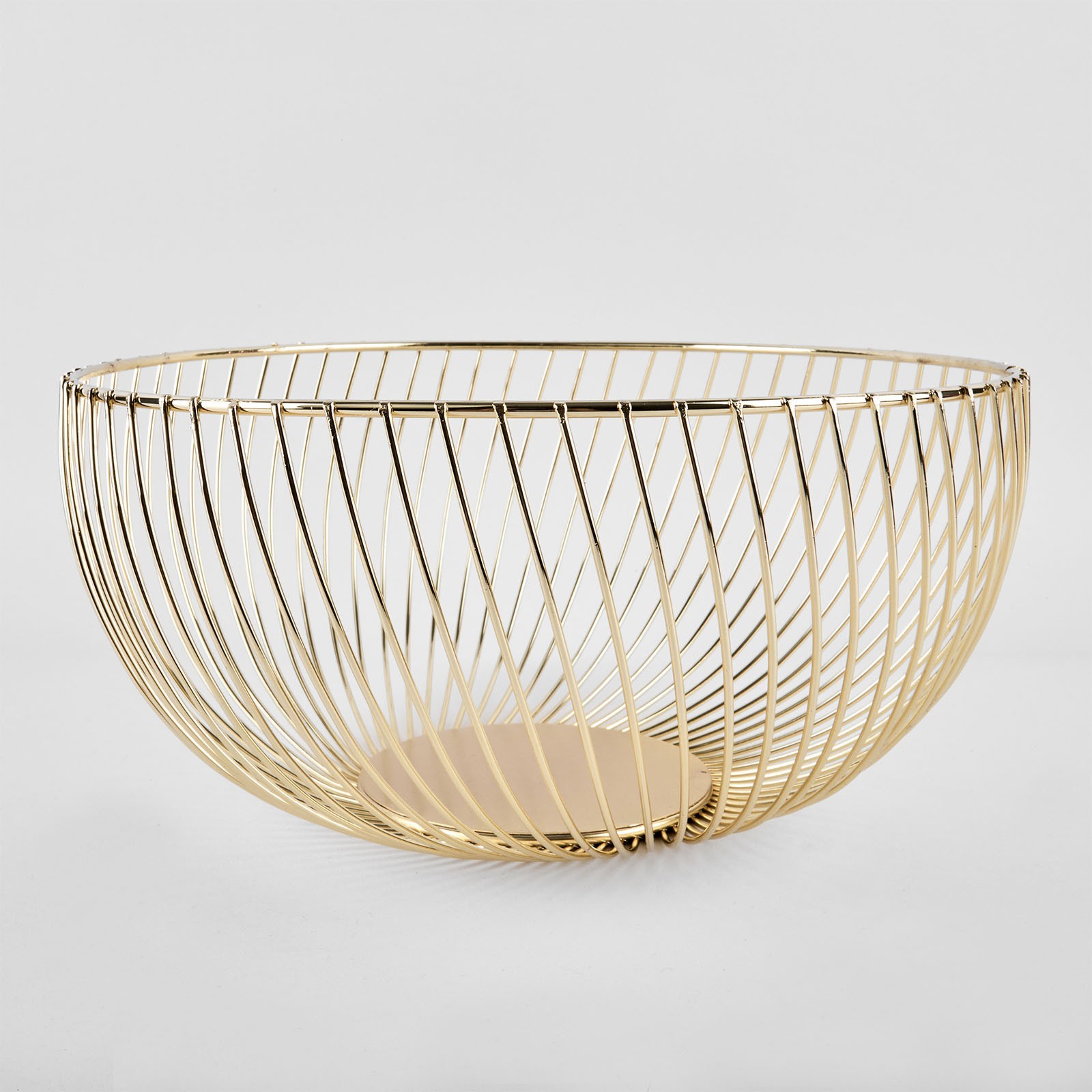 Vaza cu fructe aur 25x12 "Lines"