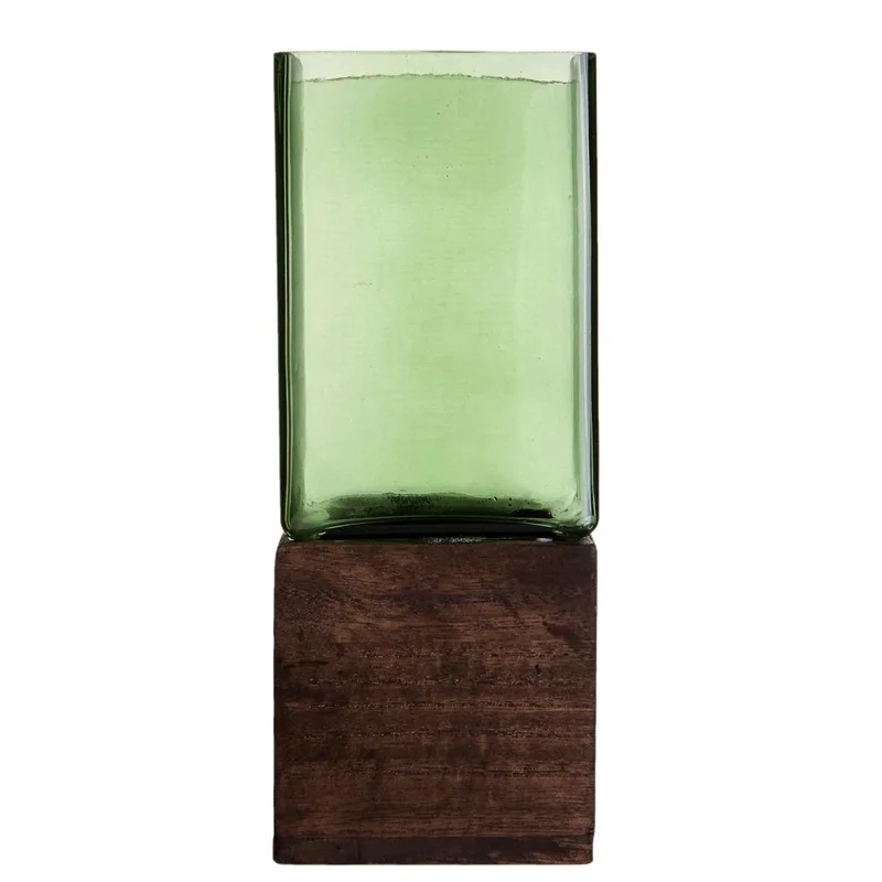 Vaza patrata "Wooden wave" 20/8