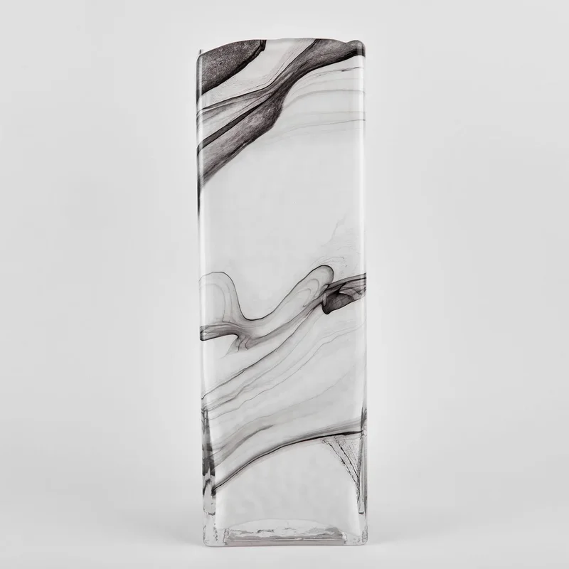 Marble painted marble vase "Marmur" 30/10