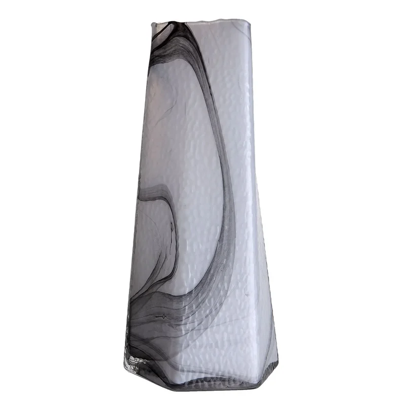 Marble painted marble vase "Marmur" 28/10