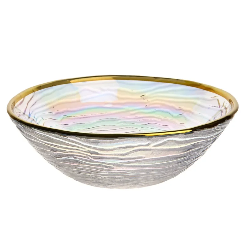 Bol din sticlă „Curcubeu L”, 6/20 cm