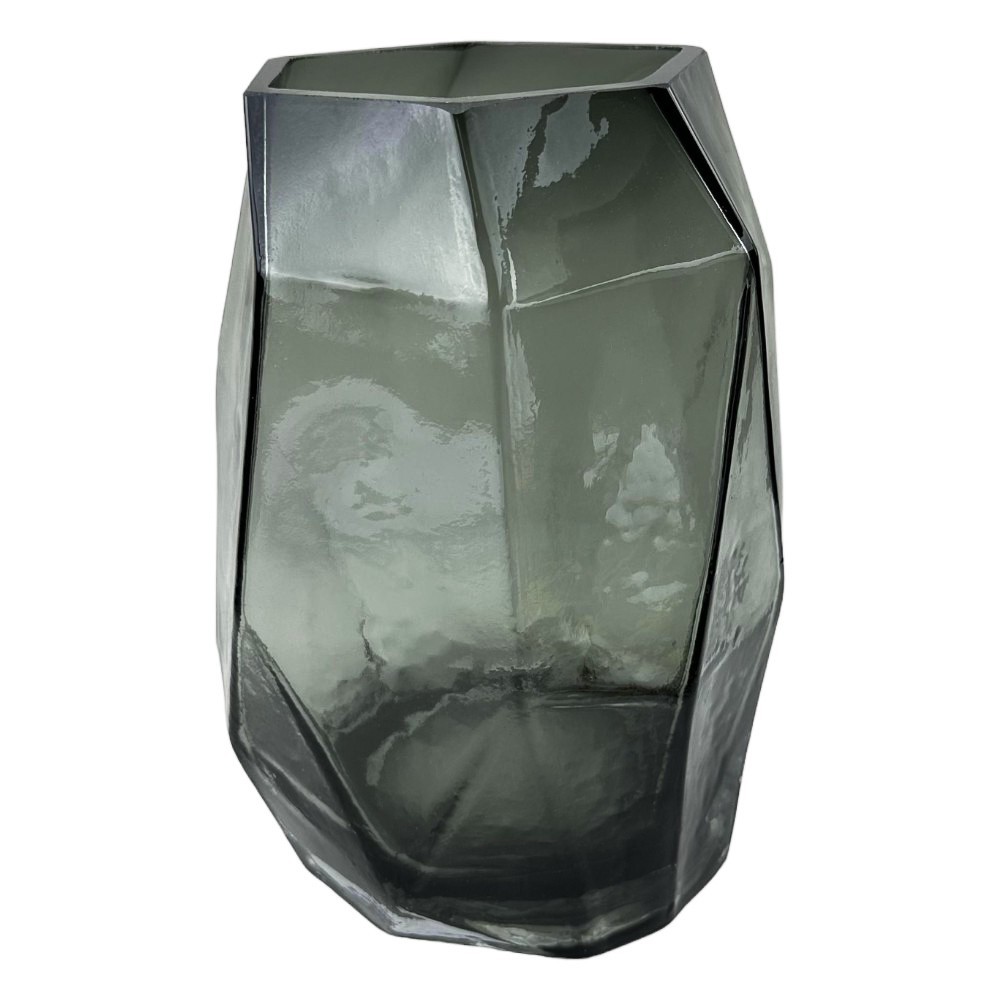 Vaza de sticla "Octa S" gri photo 2