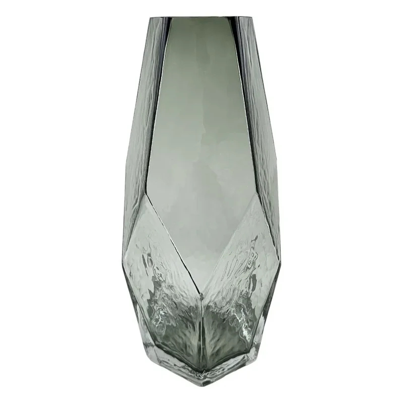 Vaza de sticla "Universo M" gri