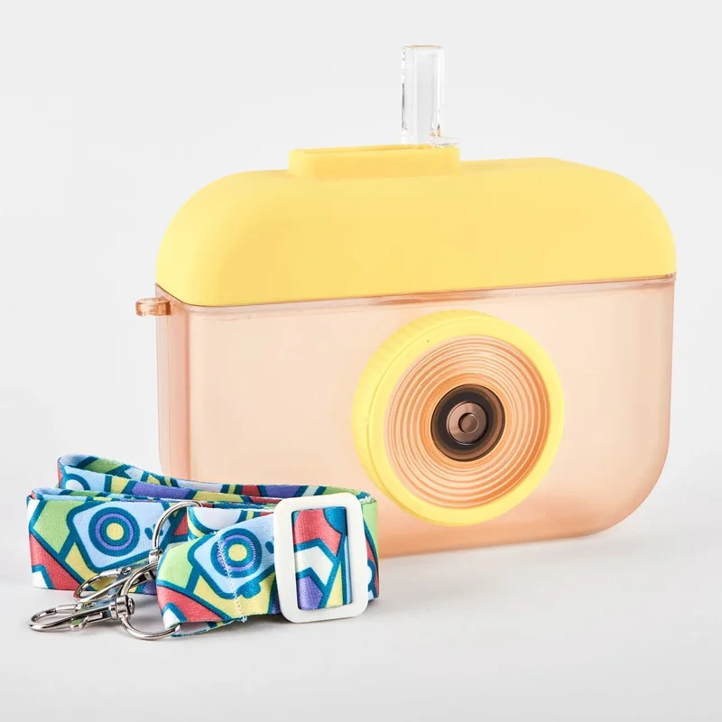 Sticla de apa "Camera" 400 ml, galben