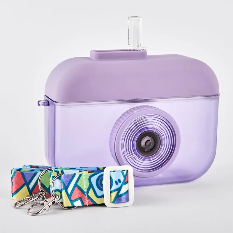 Sticla de apa "Camera" 400 ml, liliac