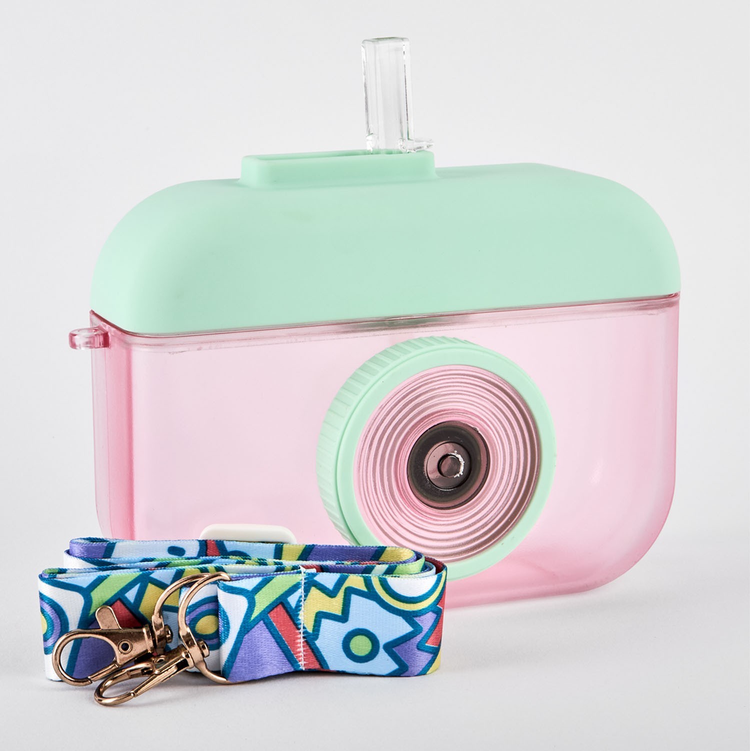 Sticla de apa "Camera" 400 ml, roz