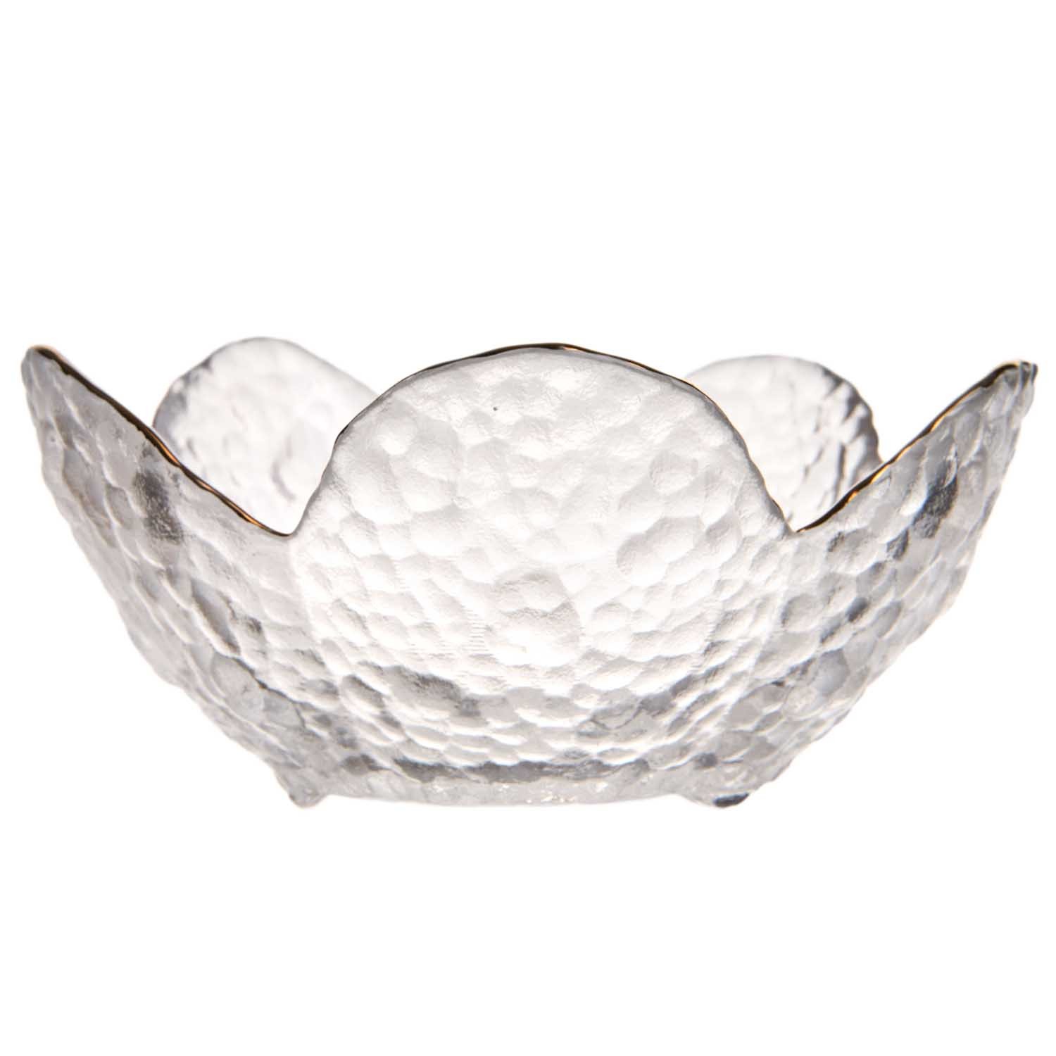 Bol din sticlă „Floare M”, 4/12 cm