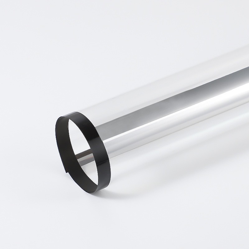 Celofan transparent dungi "Line" negru