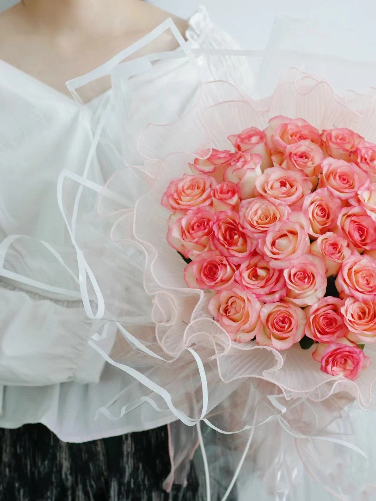 Celofan dungi "Line" piersica photo 3