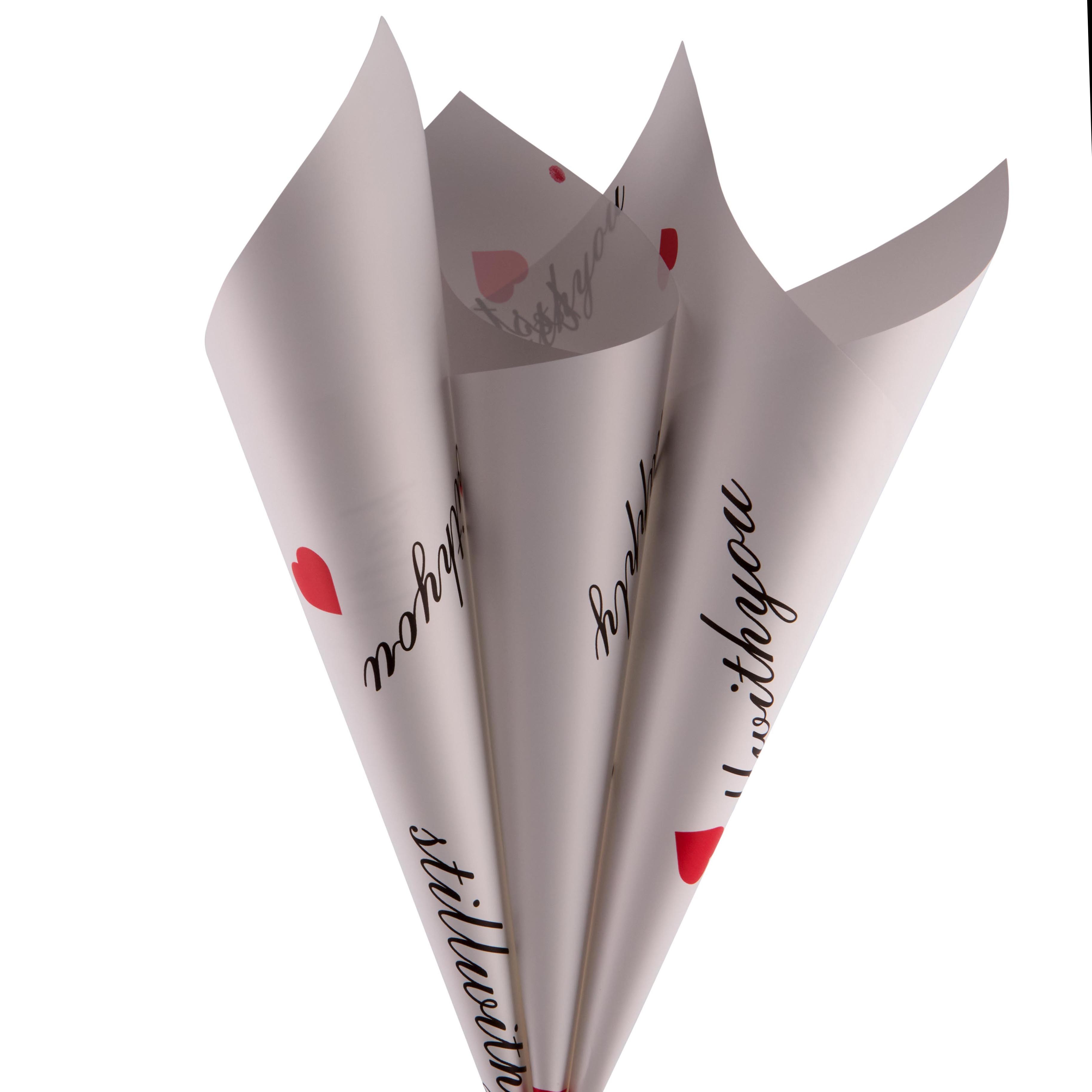 Biały celofan kwiatowy "Dla Ciebie" photo 2