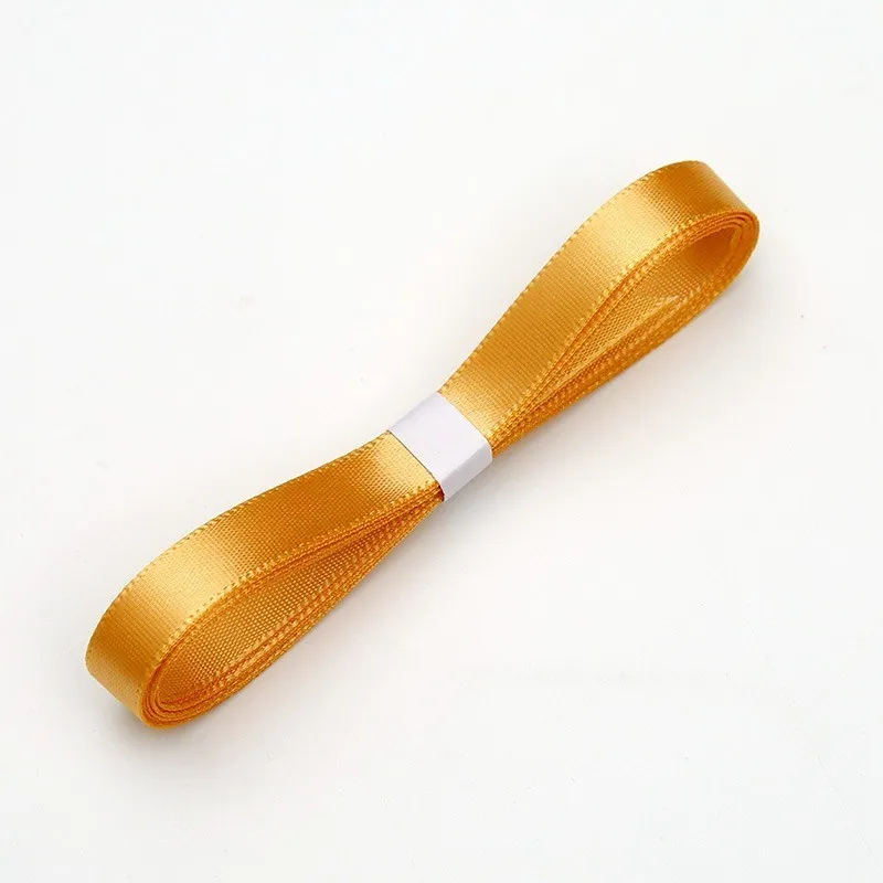 Panglică din poliester, Tangerine, 1cm / 82,29 m #054