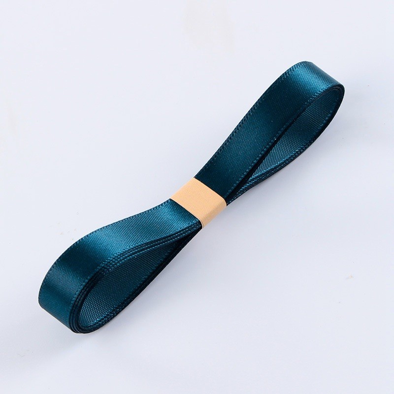 Полиестерна панделка, изумруд, 1cm / 82.29 m #091