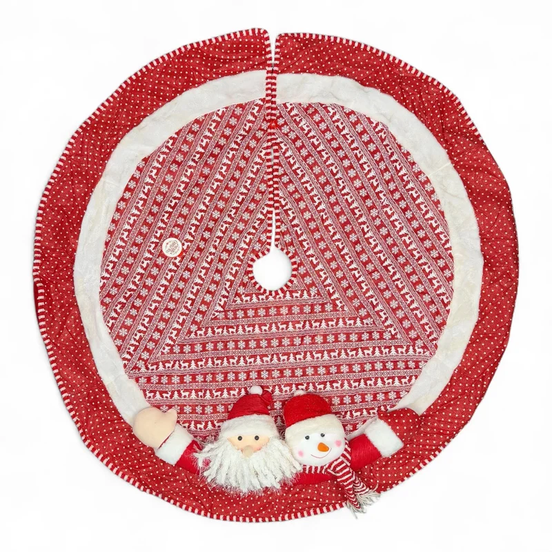 Fusta brad de Crăciun "Red passion" Ø - 110