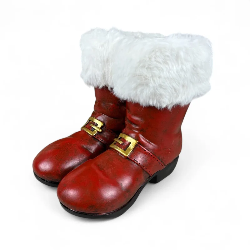 Figurina de Crăciun „Cizme cu blană #1”, 15/15/10