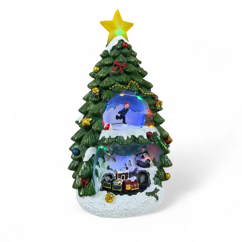 Figurină interactivă „Brad de Crăciun” verde