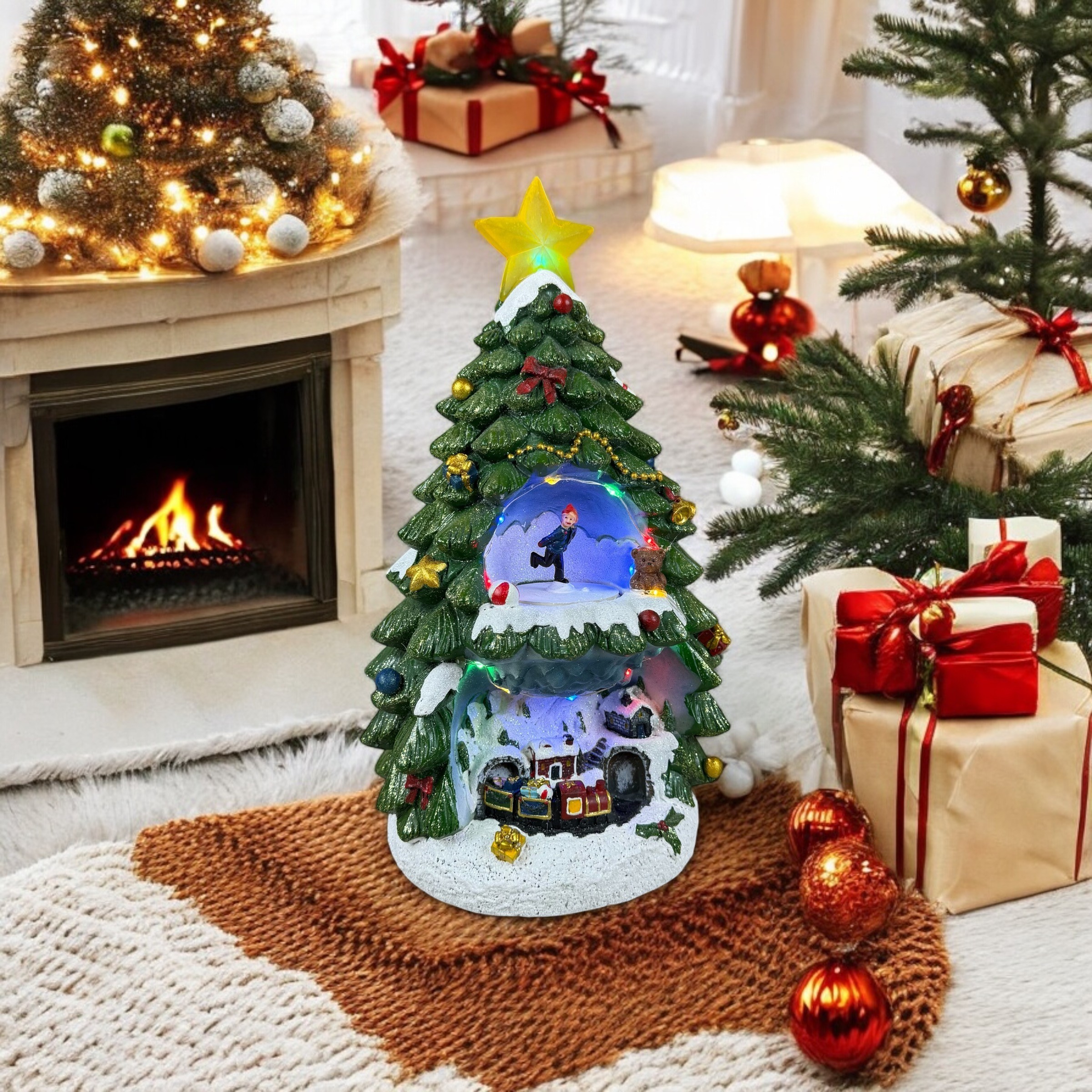 Interaktywna figurka "Świąteczny Brad" zielona photo 4