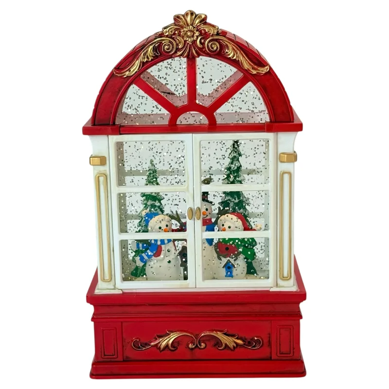 Figurină interactivă „Pom magic de Crăciun #2”Muzică, lumină, USB, 3 buc. baterii AA