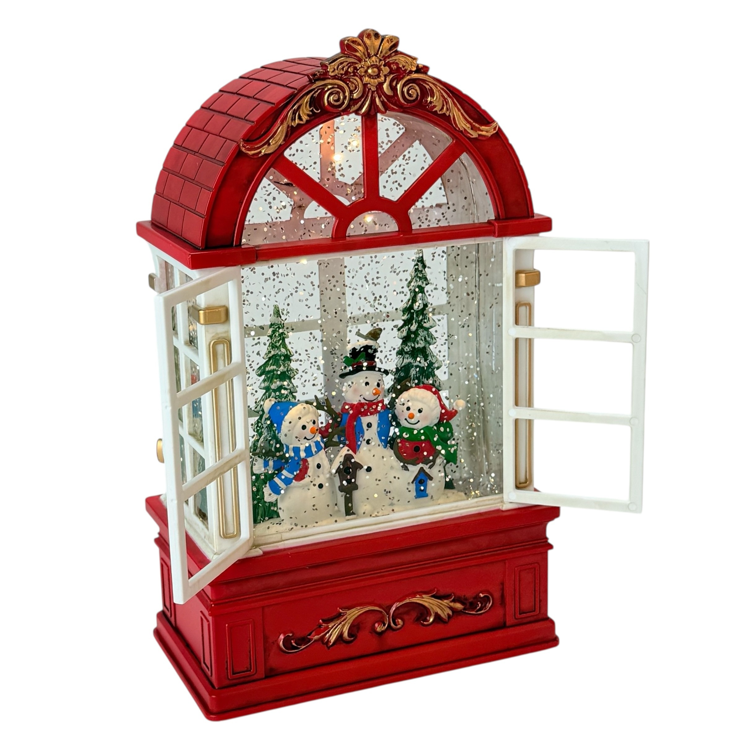 Figurină interactivă „Pom magic de Crăciun #2”Muzică, lumină, USB, 3 buc. baterii AA photo 2